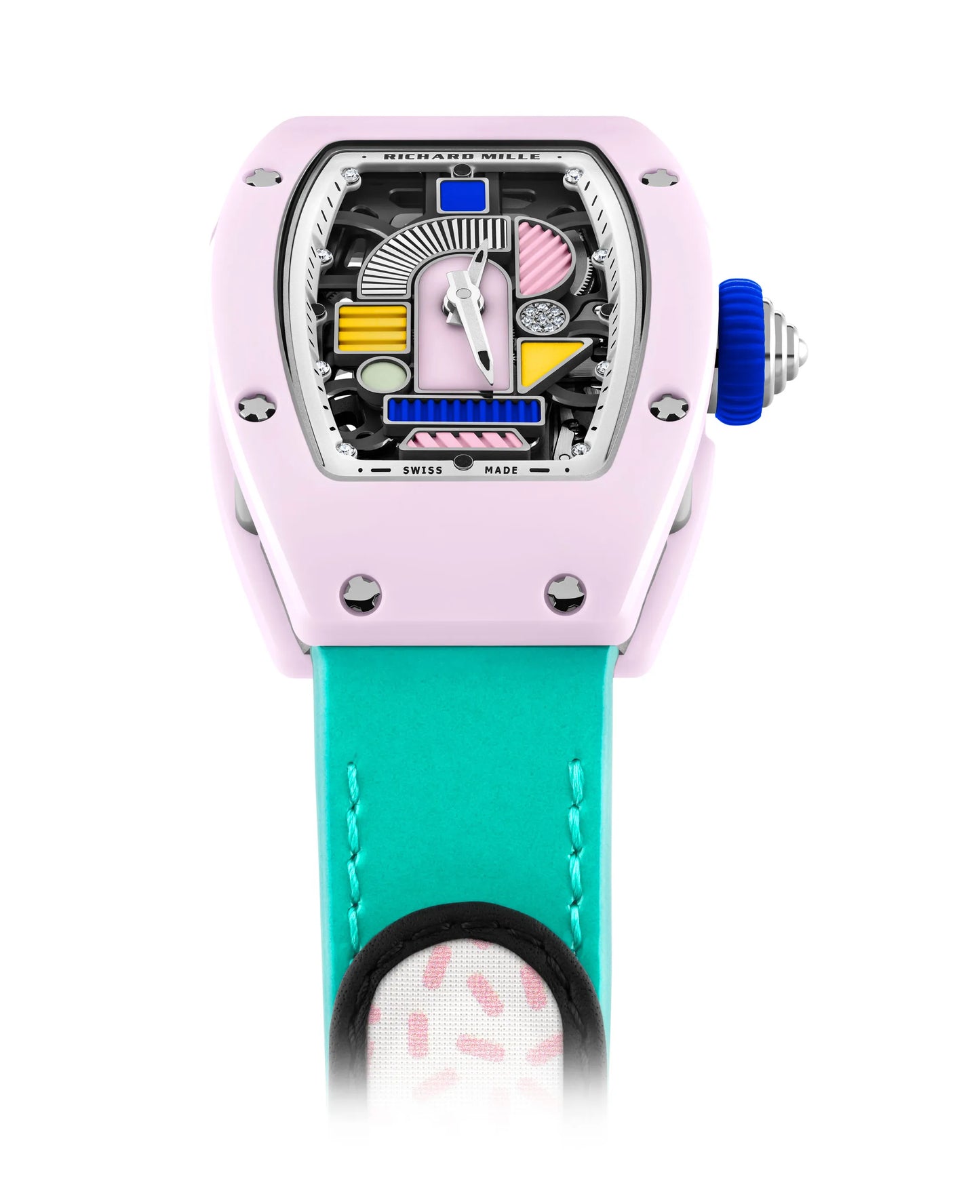 RM 07-01
Automatic Winding Coloured Ceramics (Pink Pastel)